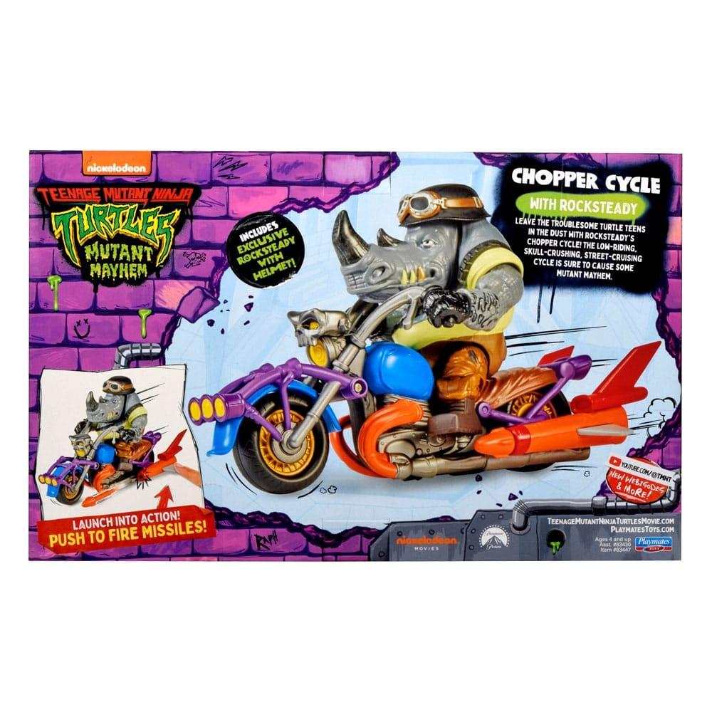 Teenage Mutant Ninja Turtles Action Figur Chopper med Rocksteady