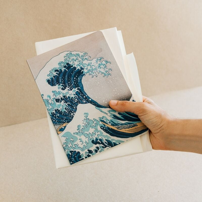 The Great Wave of Kanagawa A5 Notebook Set om 3