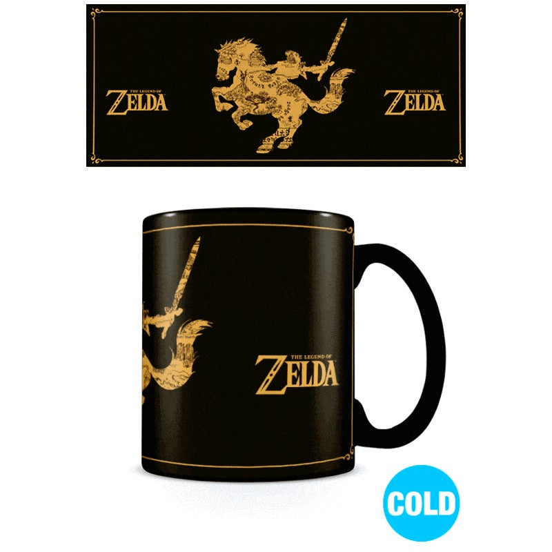 The Legend of Zelda Heat Change Mugg, 11 oz, färgskiftande design