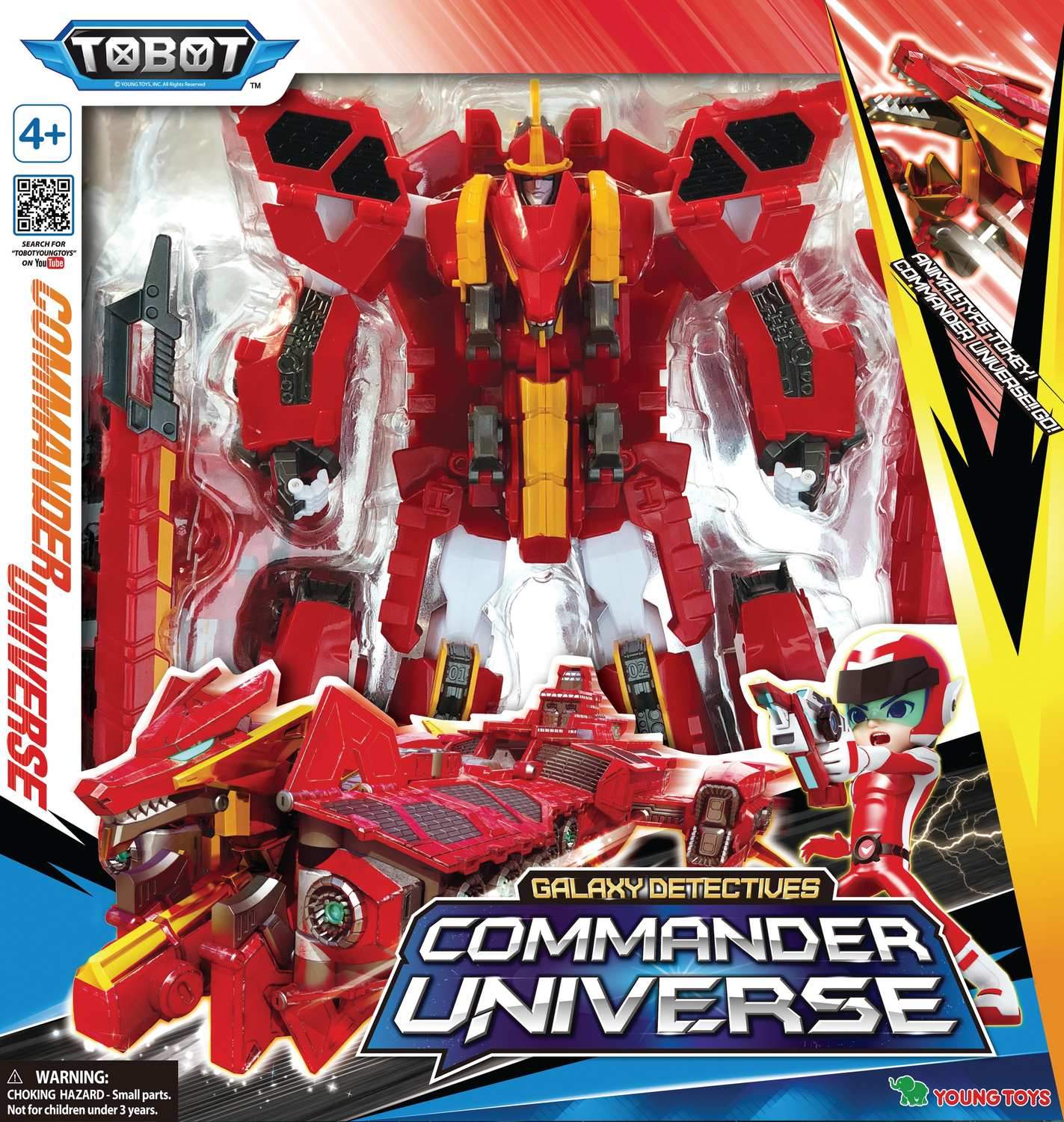 Tobot Galaxy Detectives Transforming Figure Commander Universe 33 Cm