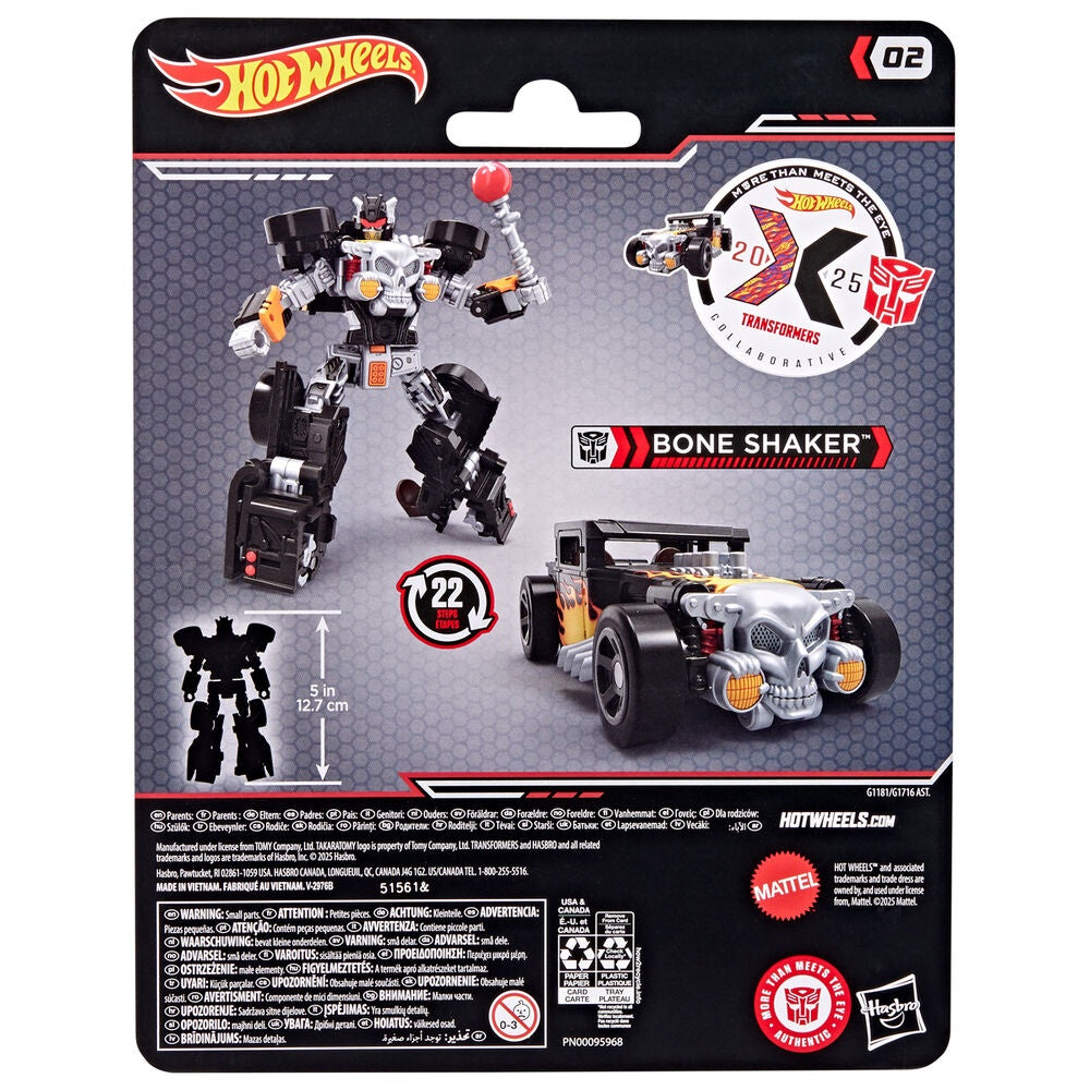Transformers Bone Shaker Car - Hot Wheels samlarleksak