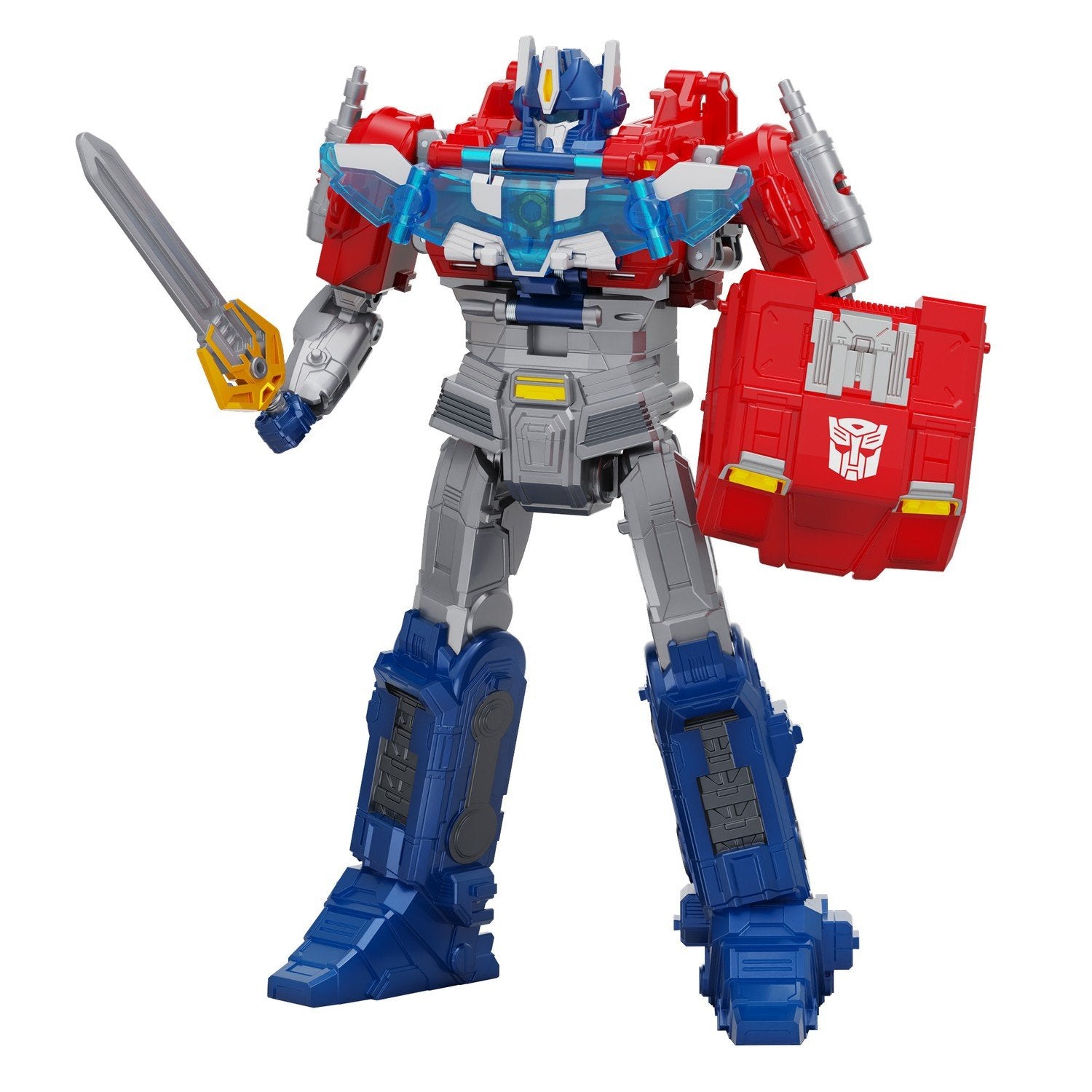 Transformers Mv8 Figur Power Flip Optimus Prime 25 Cm