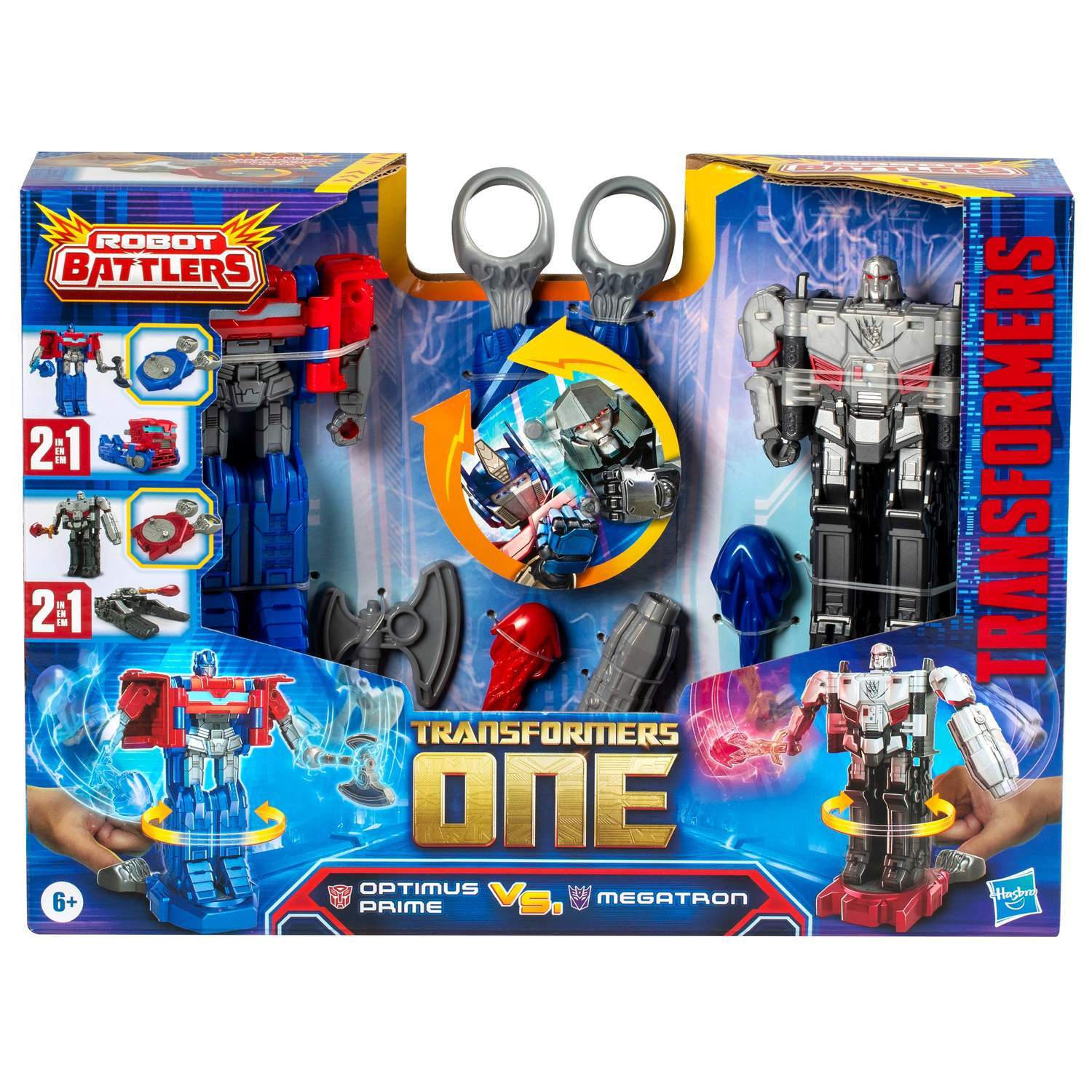 Transformers Mv8 Legesæt Battling Robots Multipack 11,5 Cm