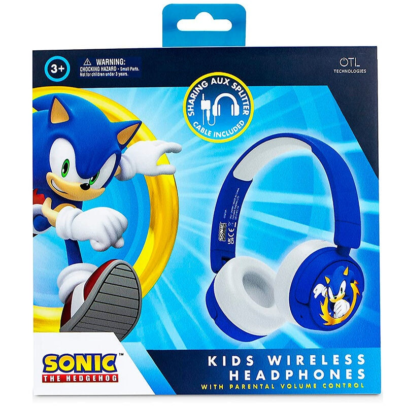 Trådlösa barnhörlurar för Sonic the Hedgehog, bekväm passform