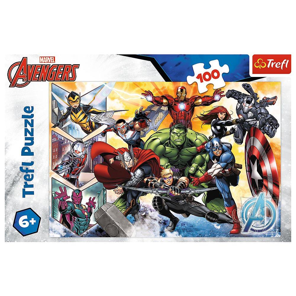 Trefl Avengers puslespil, 100 brikker