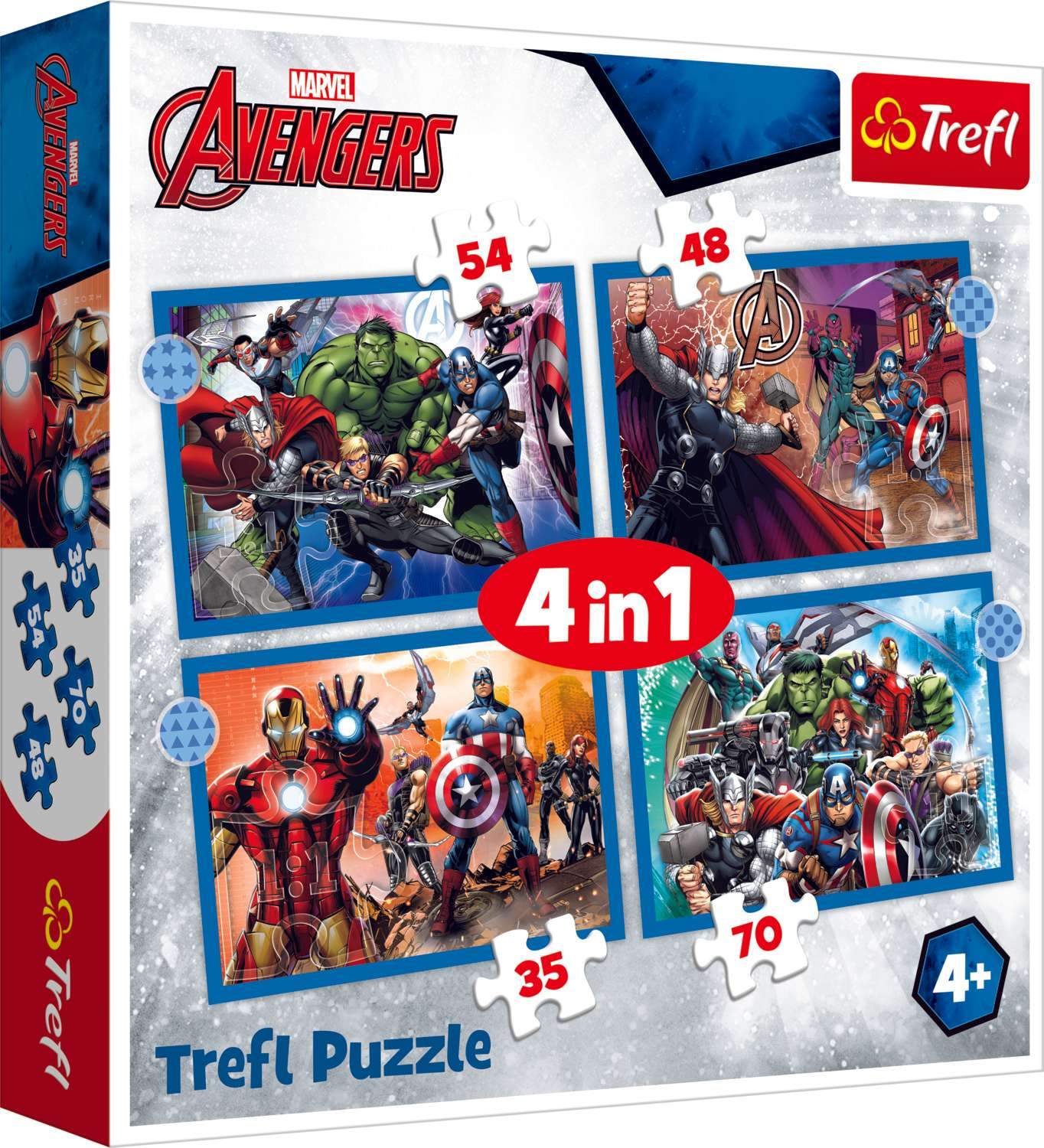 Trefl Avengers Pussel 4 i 1 set