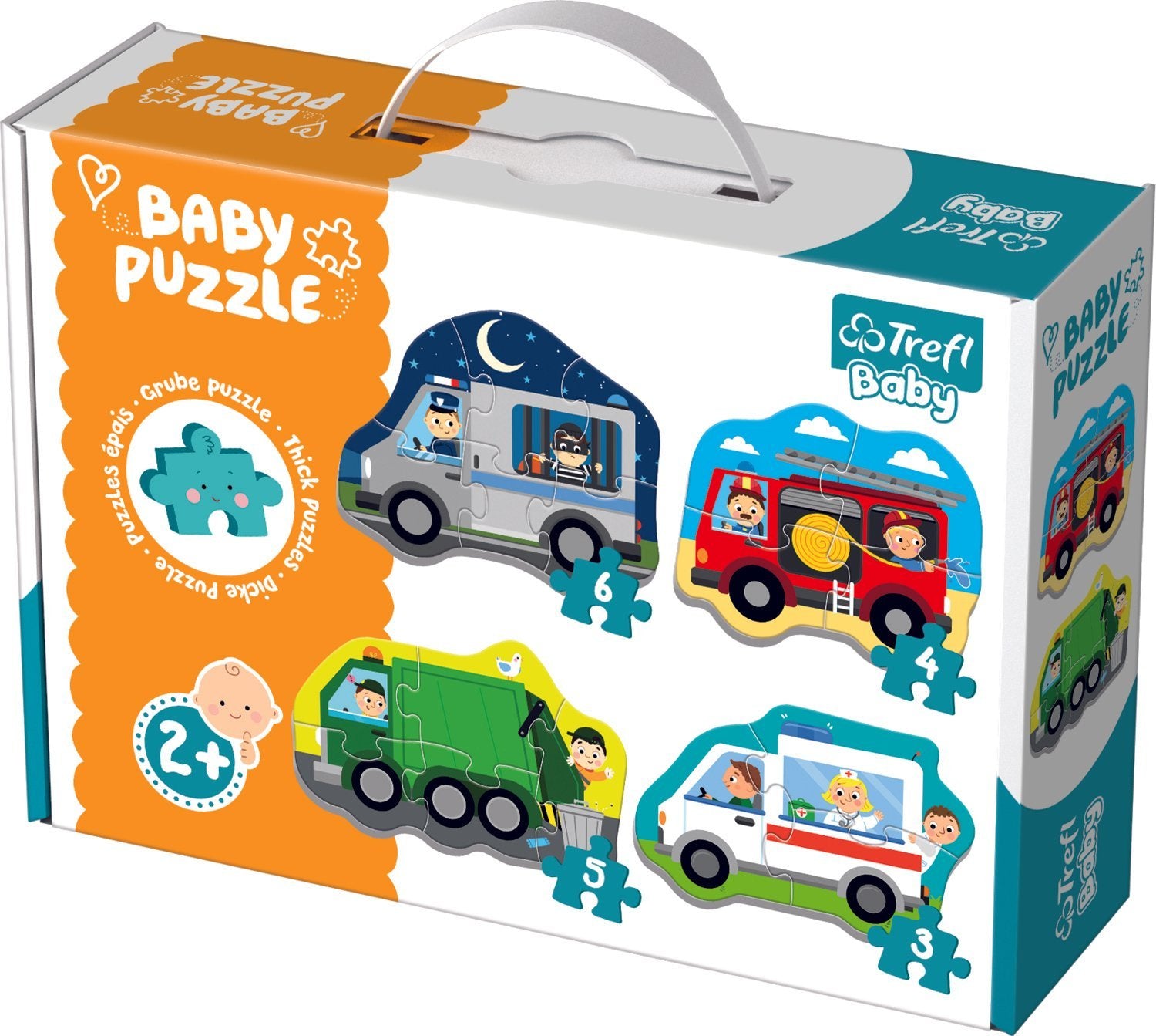 Trefl Baby Pussel Set Bilar