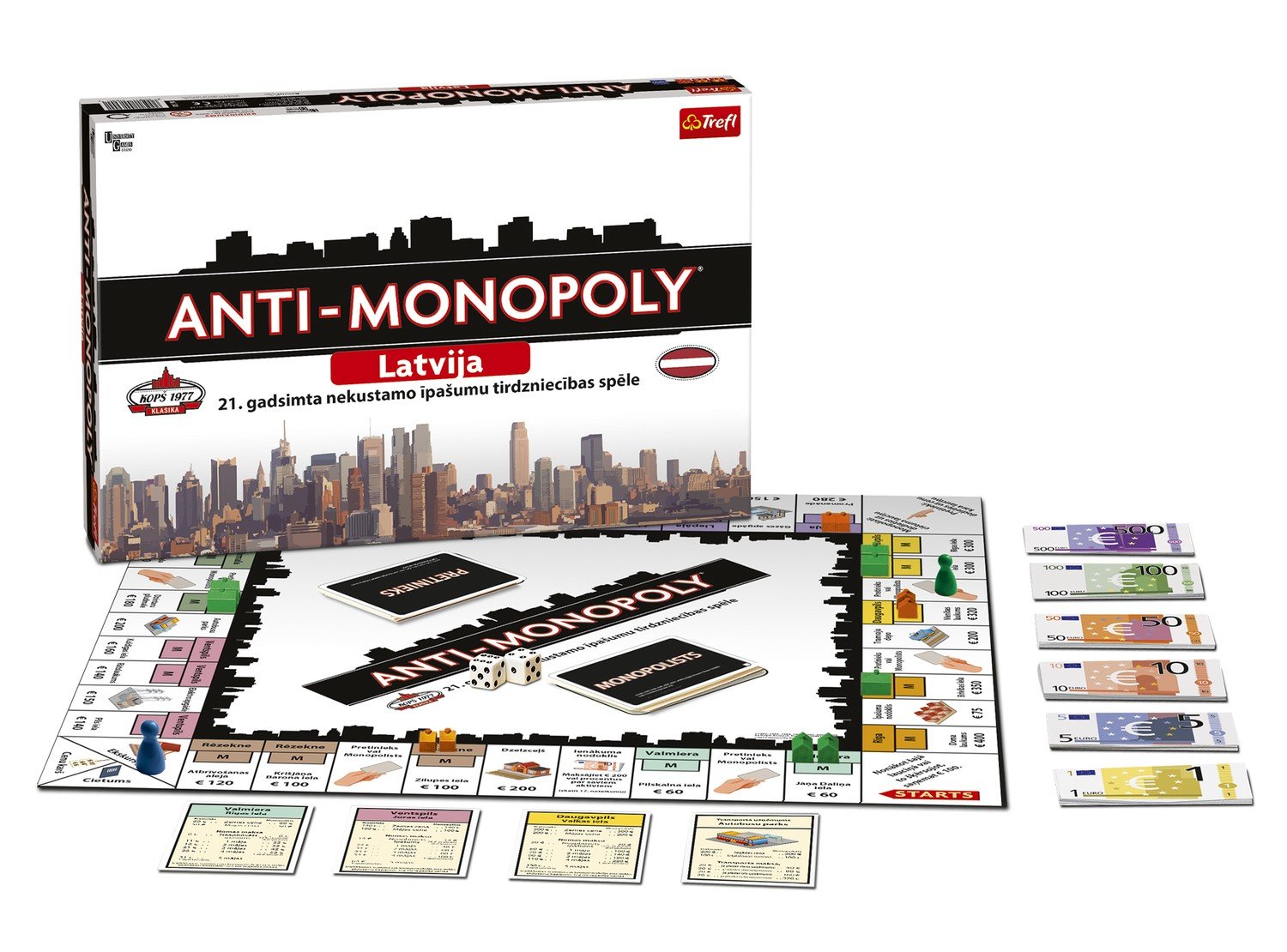 Trefl Board Game Anti-Monopoly (på latvisk.)