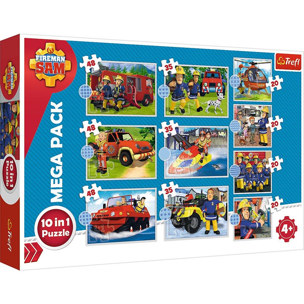 Trefl Fireman Sam Puzzle 10 i 1 sett