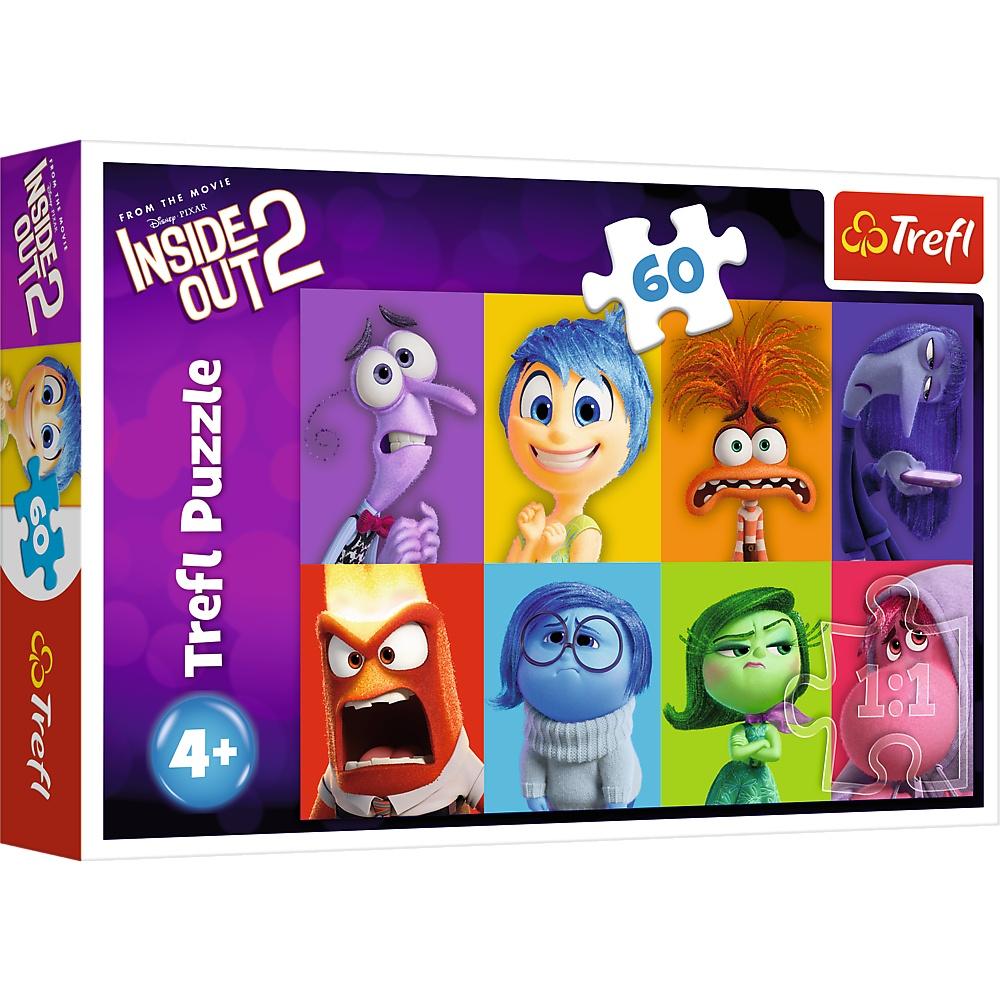 Trefl Disney Inside Out 2 Puslespill, 60 stk