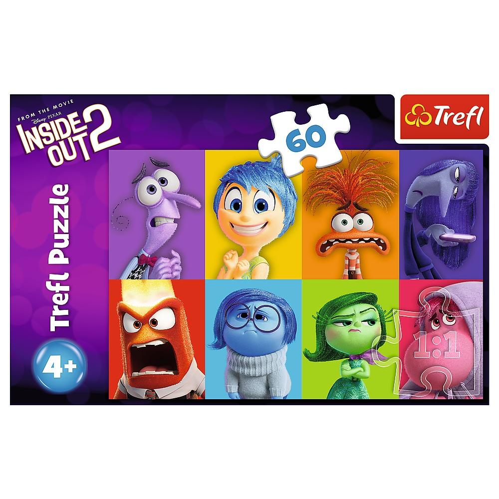 Trefl Disney Inside Out 2 Puslespill, 60 stk