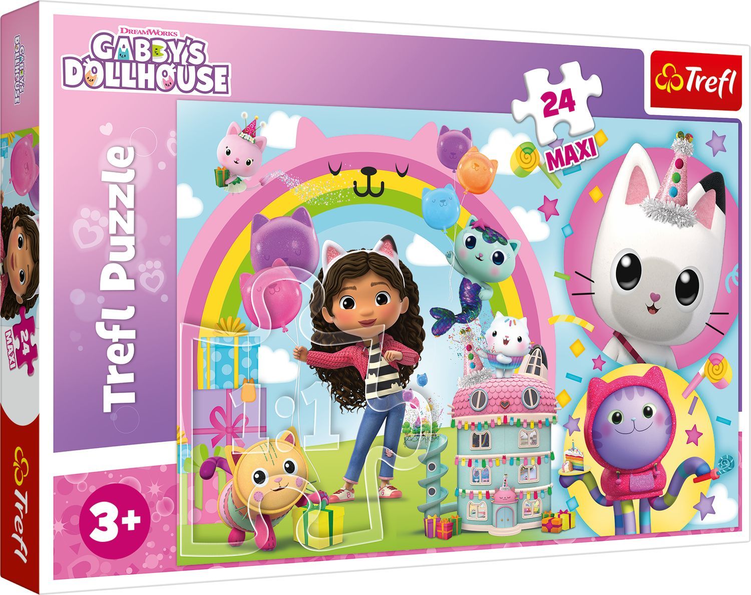 Trefl Gabby´S Dollhouse Maxi Pussel 24 st