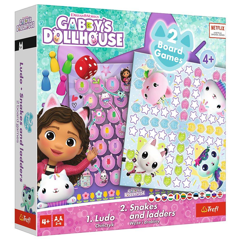 Trefl Gabby's Dollhouse Brettspill 2 i 1