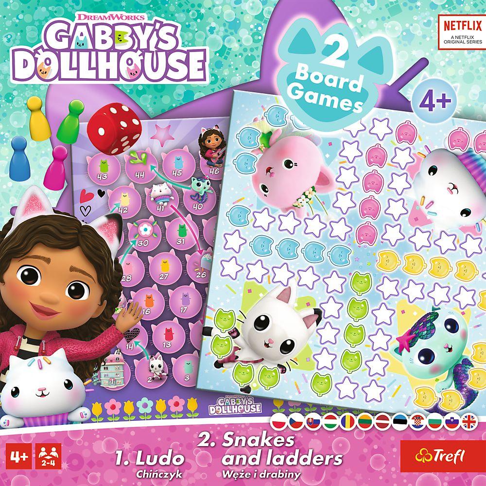 Trefl Gabby´s Dollhouse Brädspel 2 i 1