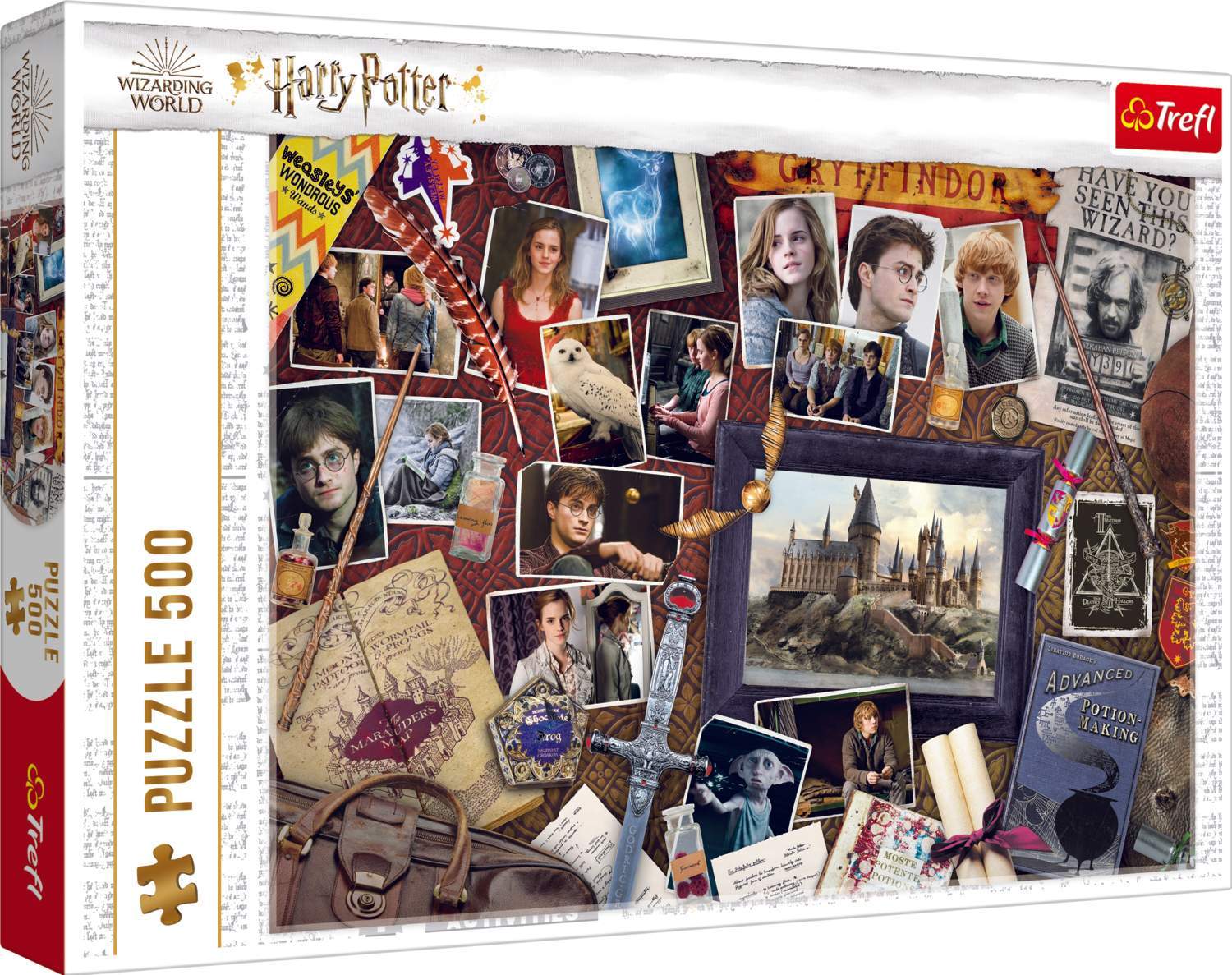 Trefl Harry Potter-puslespill, 500 brikker