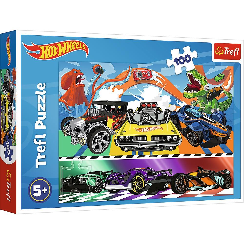 Trefl Hot Wheels Pussel, 100 st