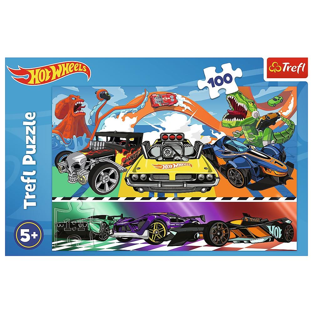 Trefl Hot Wheels Pussel, 100 st