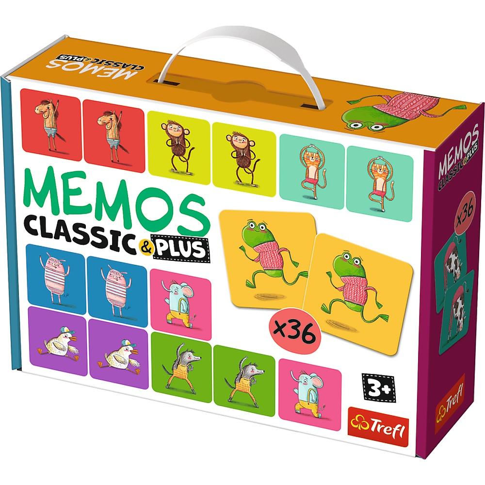 Trefl Memo Classic Plus lyd og bevegelse