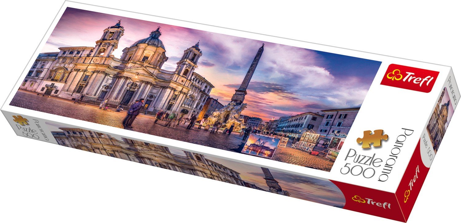 Trefl Panoramic Puzzle Roma 500 stk