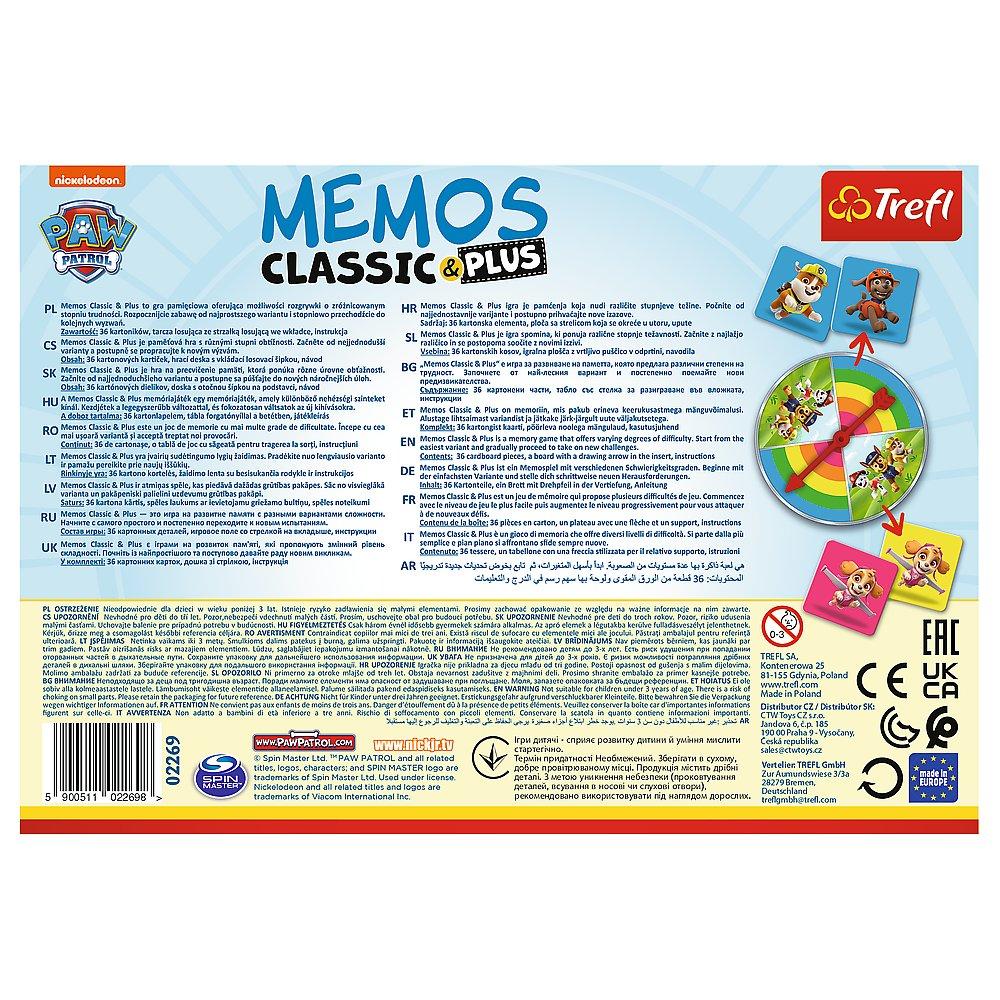 Trefl Paw Patrol Memo Classic Plus