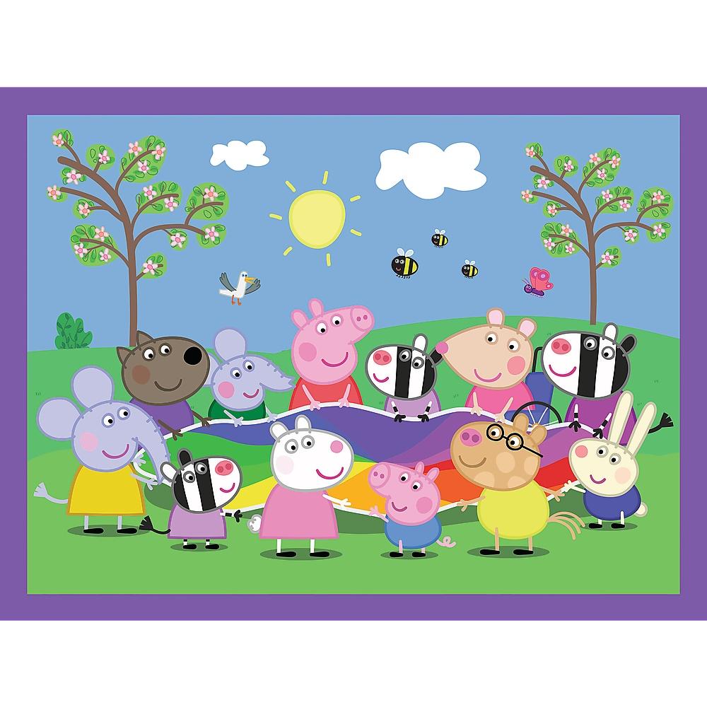 Trefl Peppa Pig Pussel Set Med Memo Cards