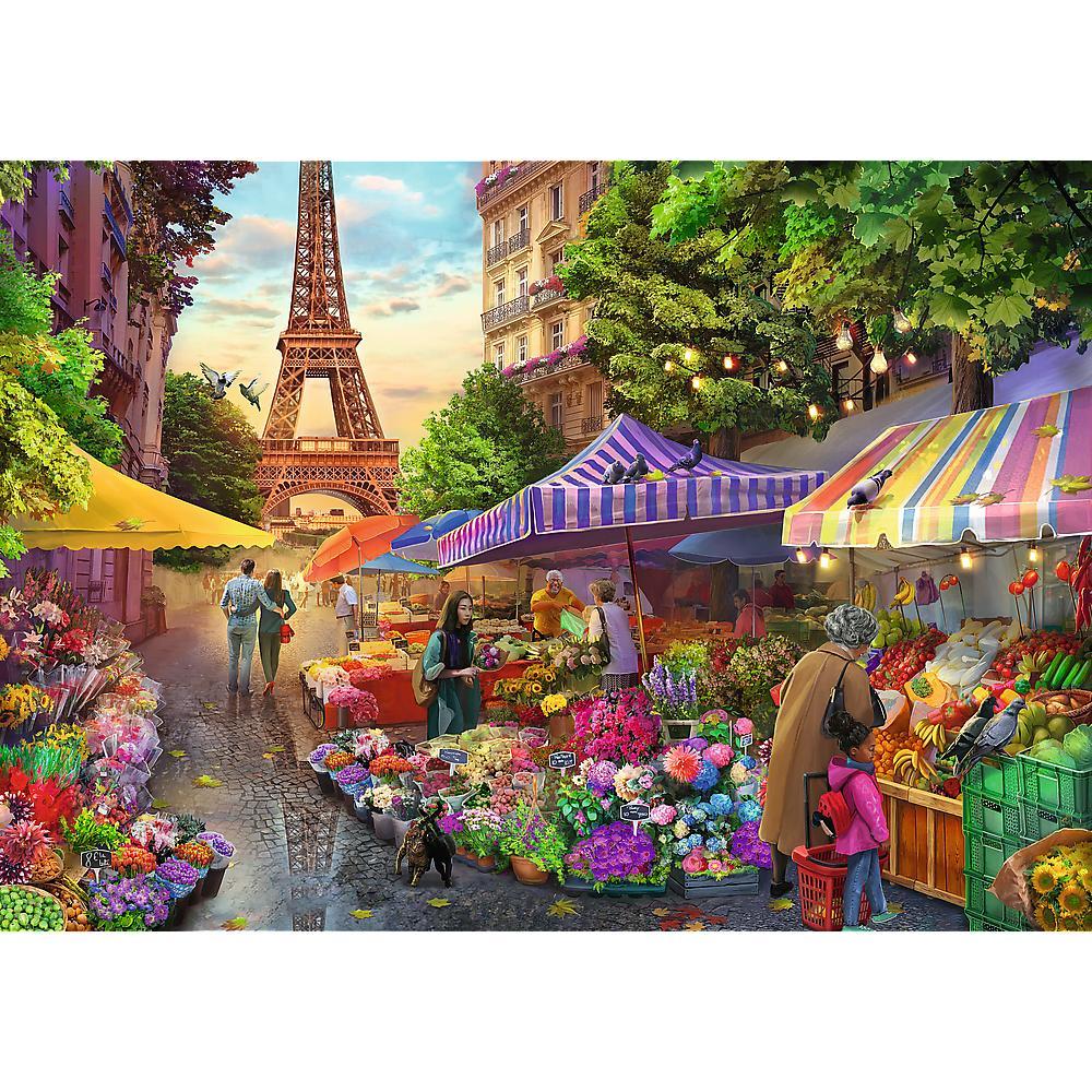 Trefl Premium Plus Puzzle Flower Market, Paris, 1000 stk