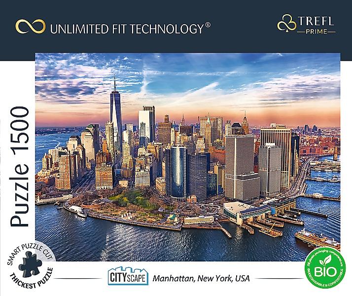 Trefl Prime Puzzle Cityscape Manhattan, 1500 brikker