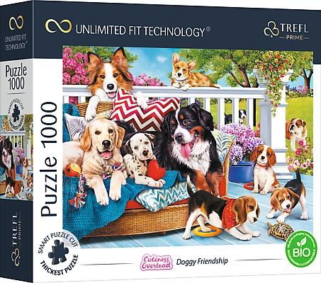 Trefl Prime Puzzle Cuteness Overload Dogs, 1000 stk