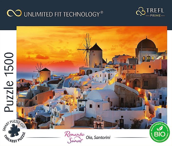 Trefl Prime Puzzle Romantic Sunset Santorini, 1500 biter