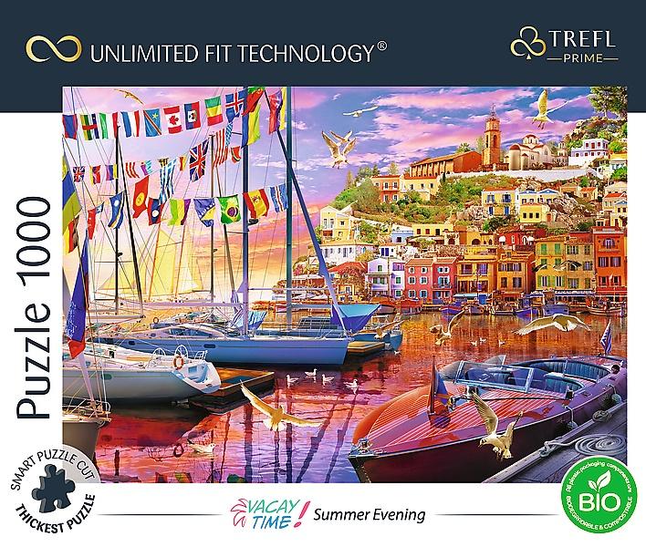 Trefl Prime Puzzle Vacaytime Sailboats, 1000 stk