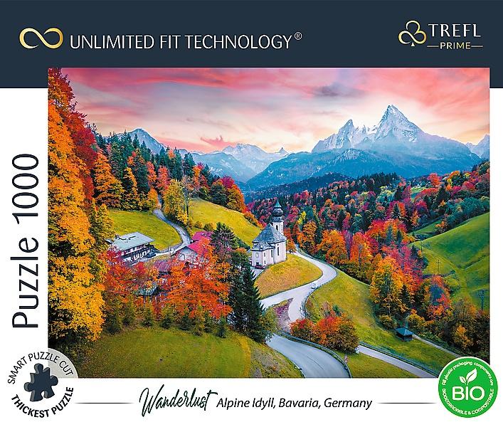 Trefl Prime Puzzle Wanderlust Bavaria, 1000 st