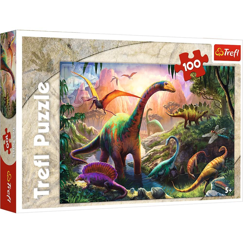 Trefl Puzzle Dinosaurs 100 stk