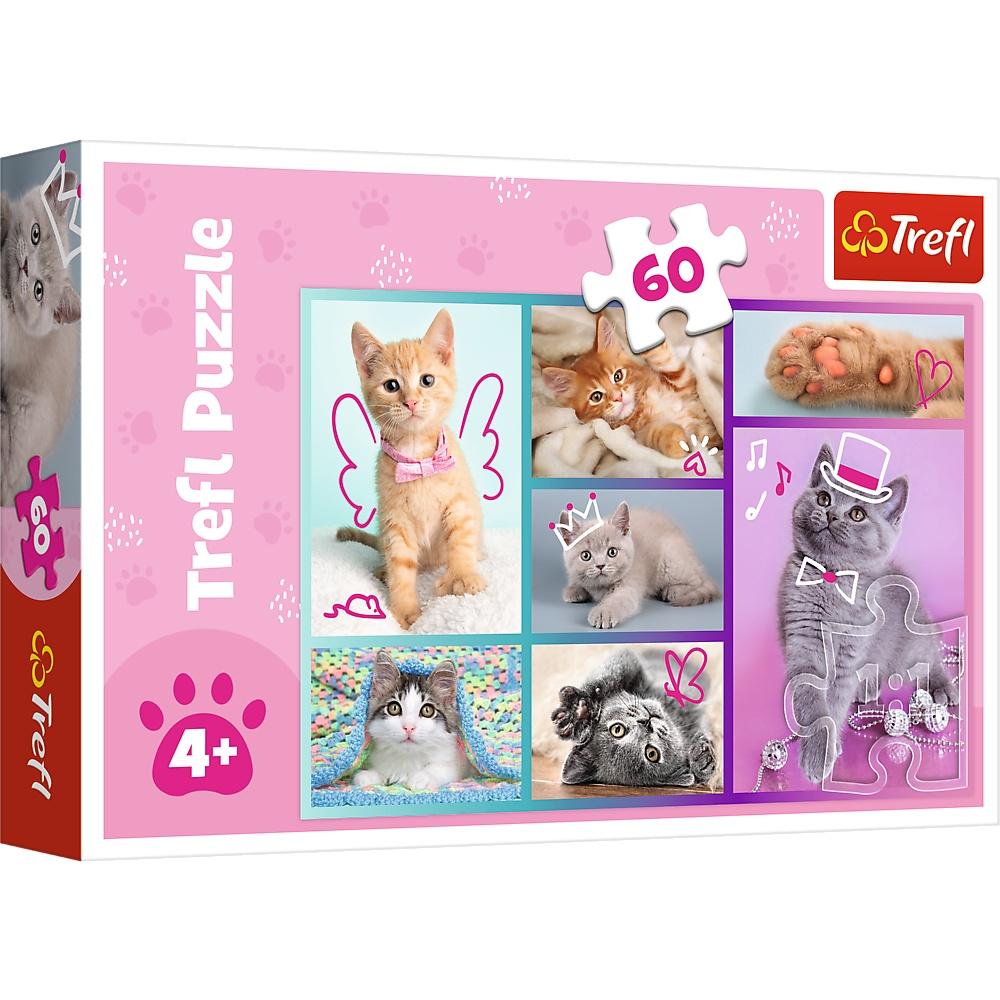 Trefl Puzzle Kattunger 60 stk