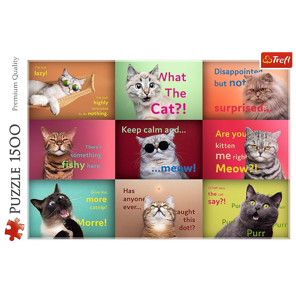 Trefl Puzzle Funny Cats 1500 stk