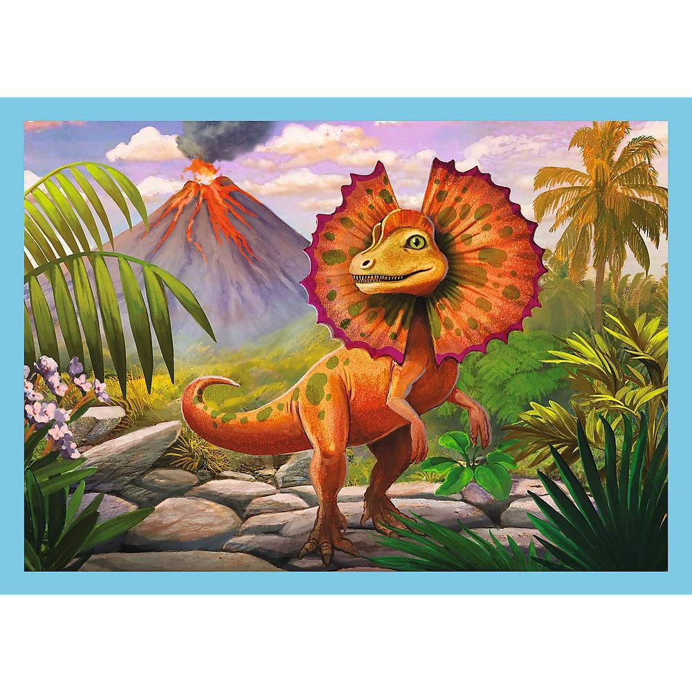 Trefl Puzzle Dinosaurs 4 i 1 set 12 15 20 24 st