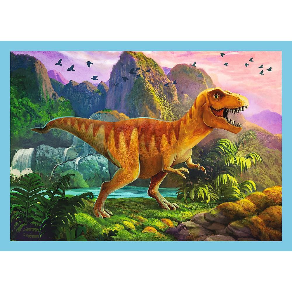 Trefl Puzzle Dinosaurs 4 i 1 set 12 15 20 24 st