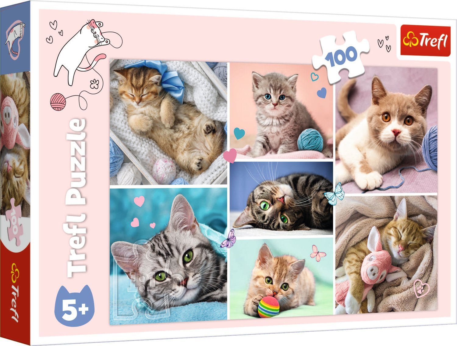 Trefl Puzzle In The Cats World 100 stk