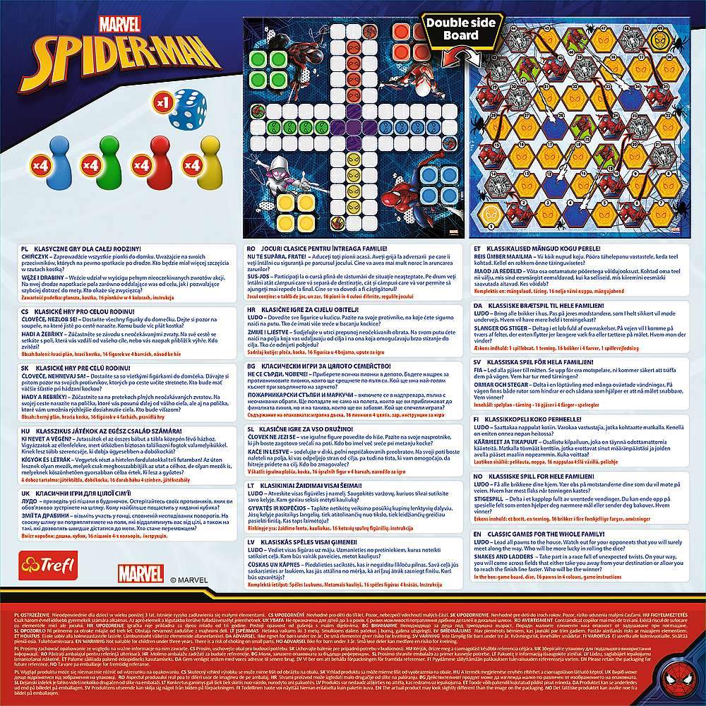 Trefl Spider-Man brætspil 2 i 1