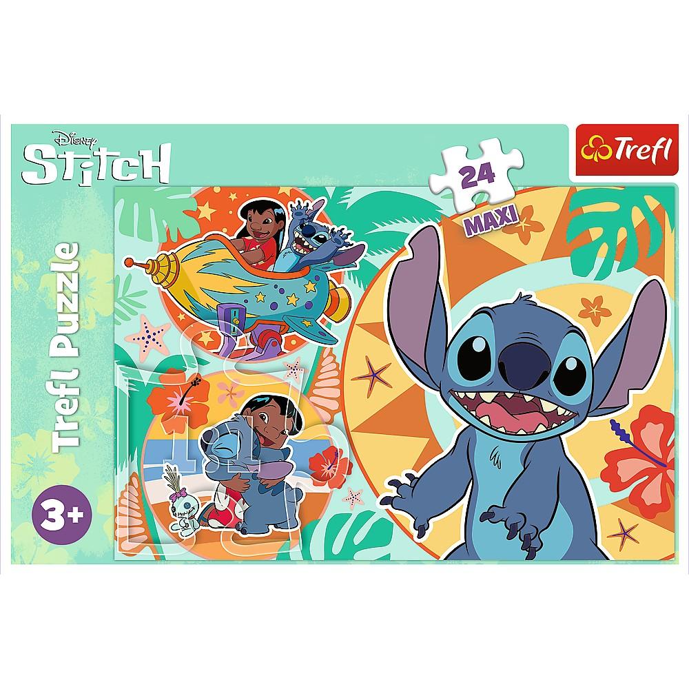 Trefl Stitch Maxi Puslespill, 24 stk