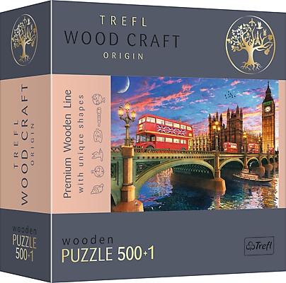 Trefl Wooden Puzzle Palace Of Westminster Big Ben London 500+1 st