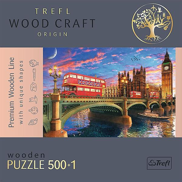 Trefl Wooden Puzzle Palace Of Westminster Big Ben London 500+1 st