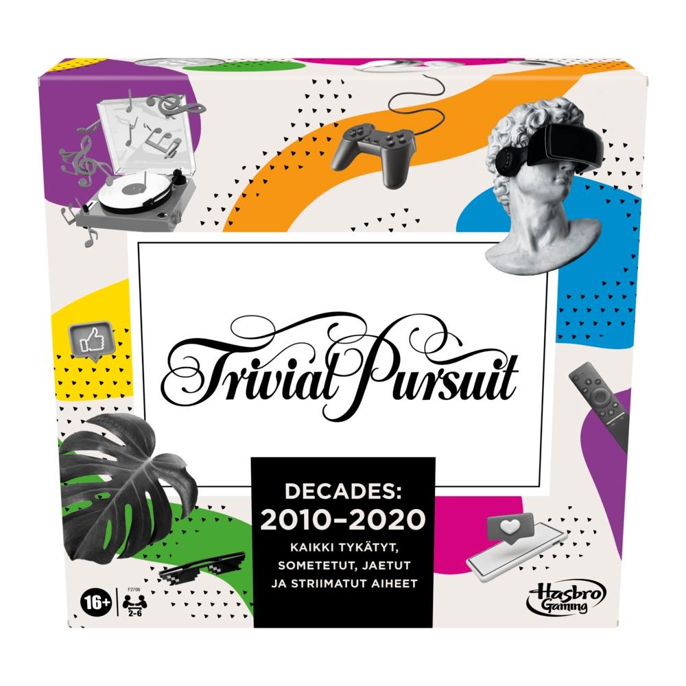 Trivial Pursuit brettspill tiår 2010 til 2020 (på finsk)