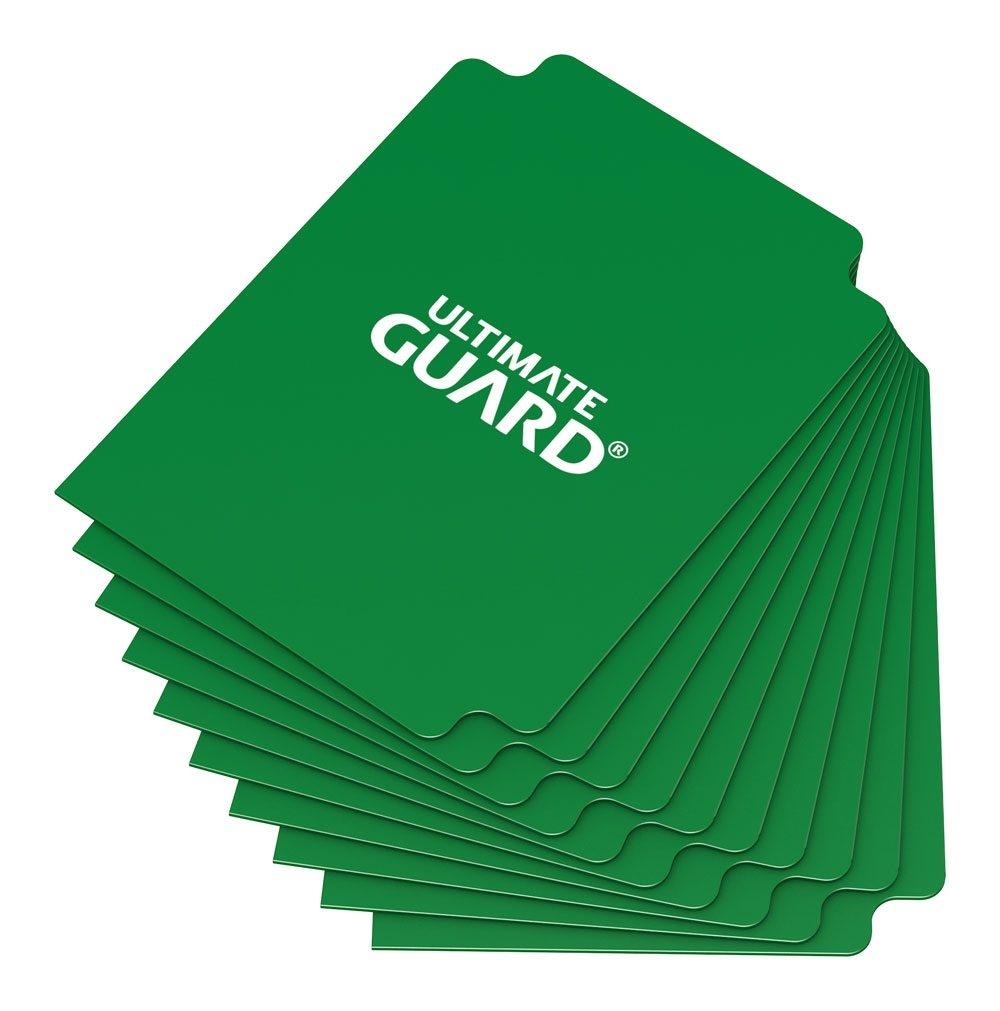 Ultimate Guard Card Dividers Standardstorlek Grön (10)