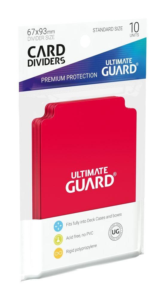 Ultimate Guard Card Dividers Standardstorlek Röd (10)