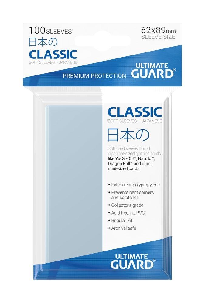 Ultimate Guard Classic Soft Sleeves Japansk storlek Transparent (100)