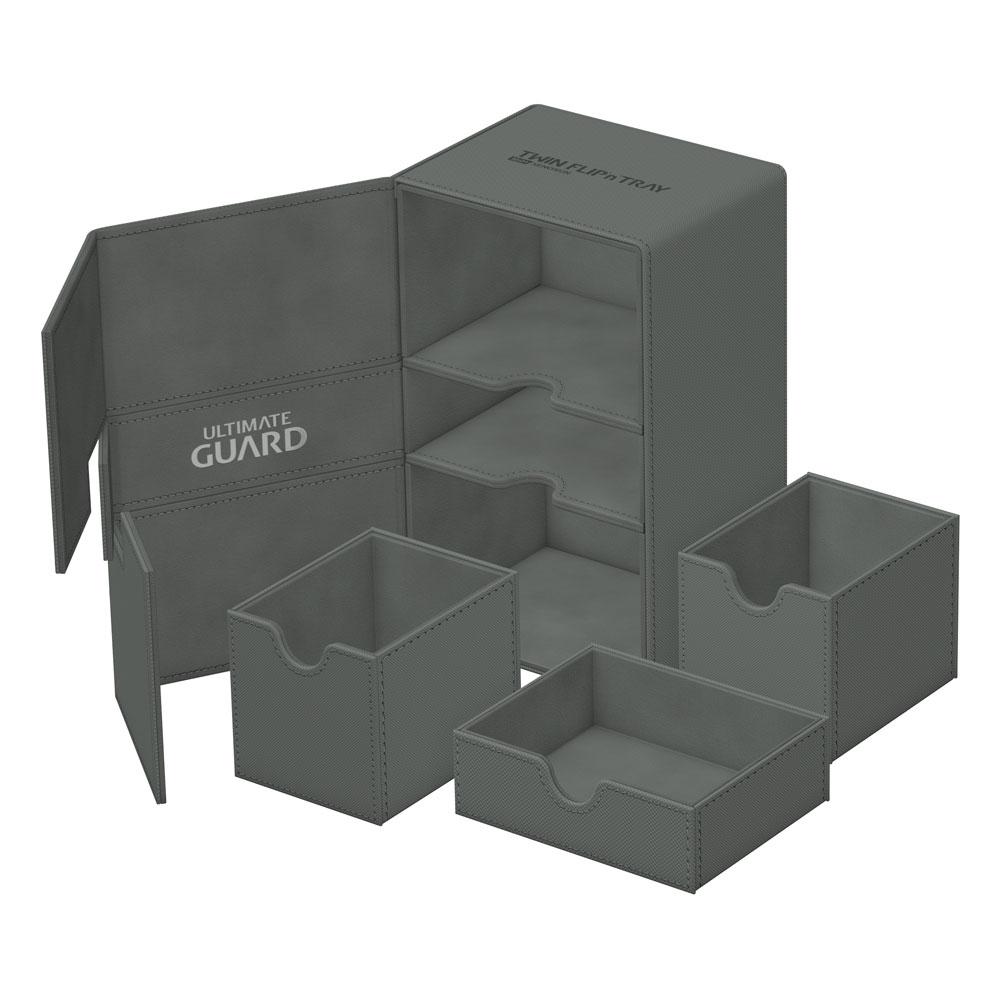 Ultimate Guard Twin Flip`n`Tray 160+ XenoSkin Monocolor Grey