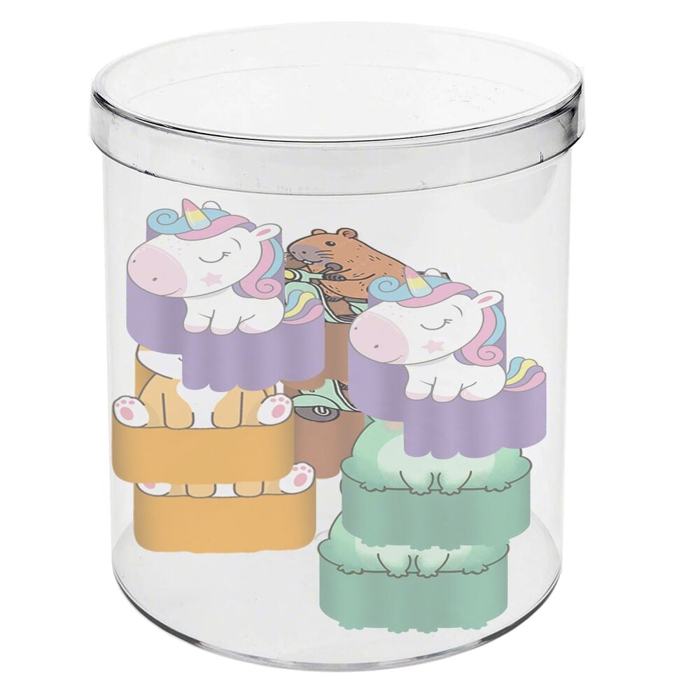 Underlinerspaket med 4 för roliga och kreativa popkonstprojekt