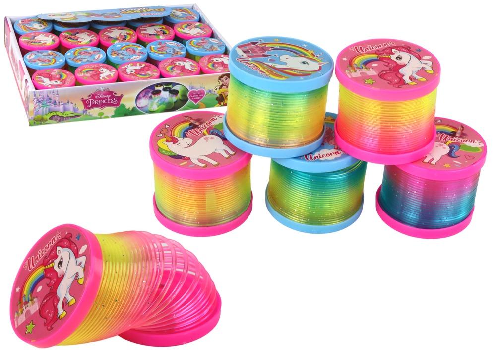 Unicorn LED Light-Up Spring: Roligt, trasselfritt spel!