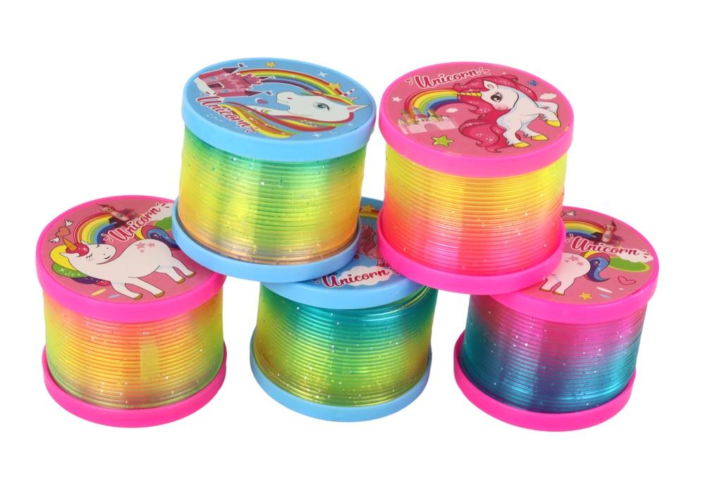 Unicorn LED Light-Up Spring: Roligt, trasselfritt spel!