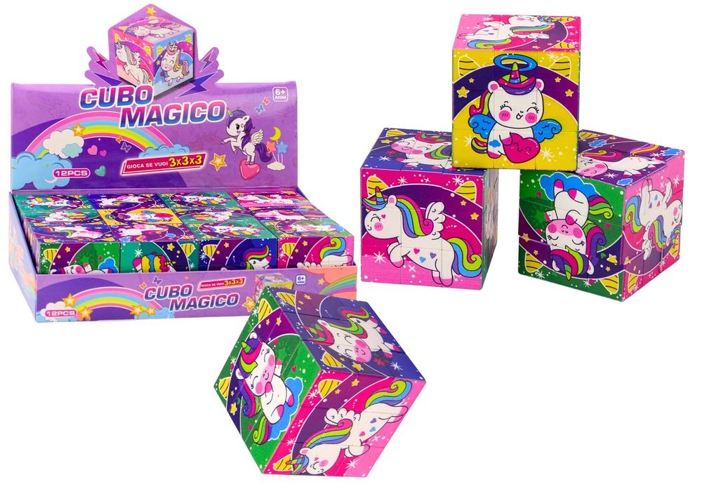 Unicorn Magic Cube: roligt, pedagogiskt pussel för barn